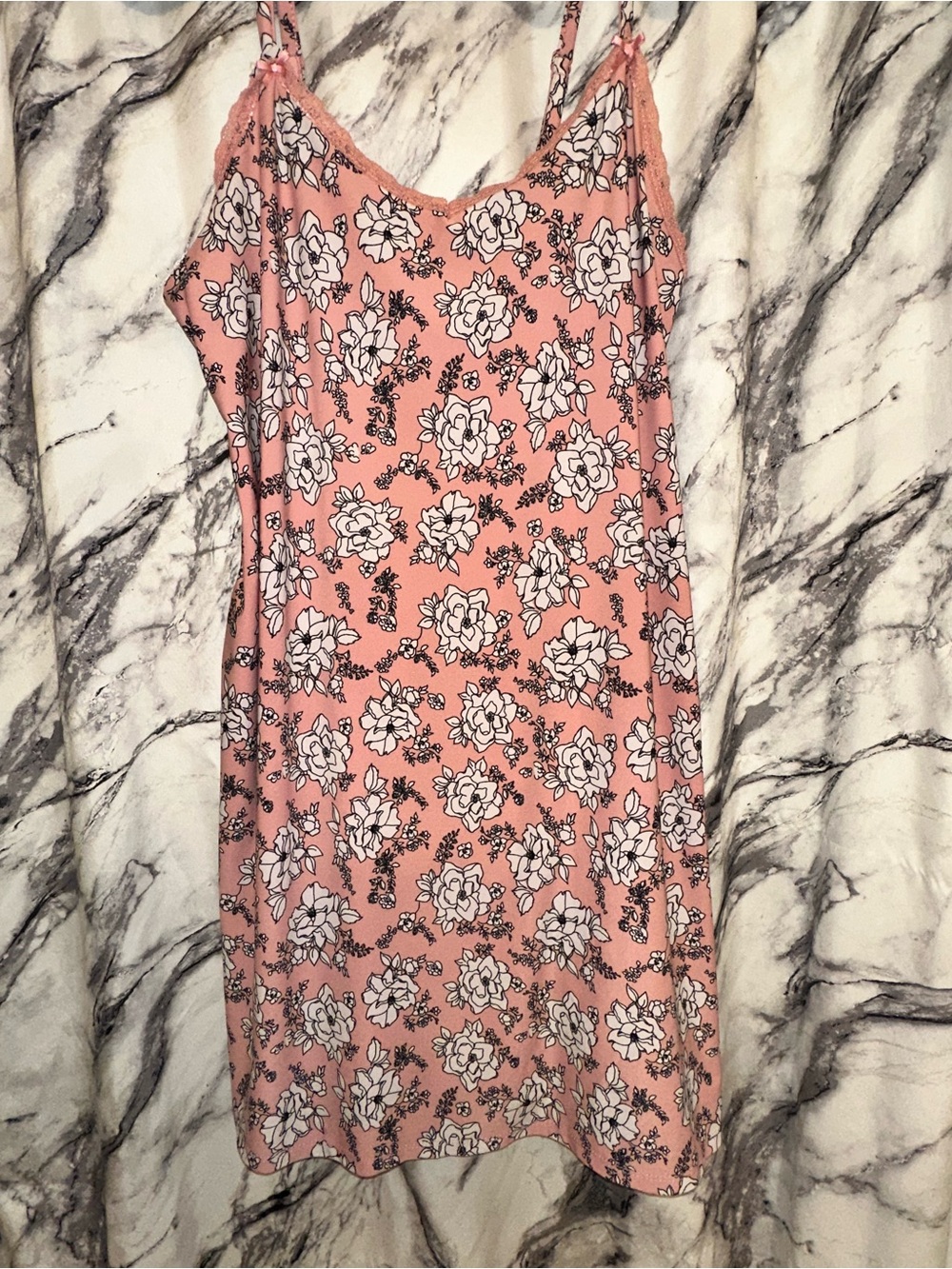 Floral Pink Nightgown